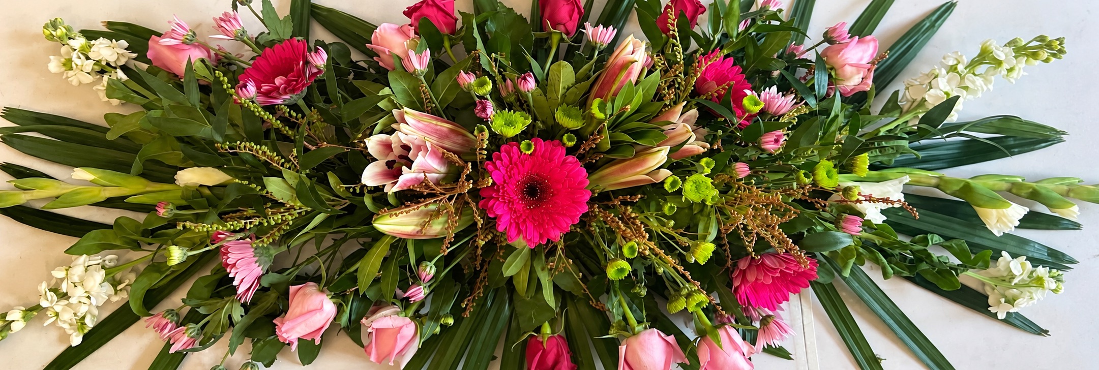Funeral flowers from Flourish Floral Design in Whenuapai